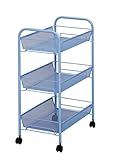 アイリスオーヤマ カート メッシュメタル ペールブルー MMT-44MC