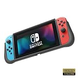 【任天堂ライセンス商品】タフプロテクター for Nintendo Switch クリア×ブラック【Nintendo Switch 旧モデル専用】