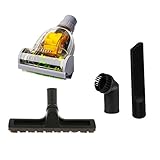 Kesoto 汎用　集じん機用　ブラシ　ラウンドブラシ　サイクロンブラシ　裂け目ツール　35mm径　強い吸水能力　交換用部品　4個　