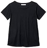 アビックス アルゴヴィア マタニティ授乳口付きシンプル半袖Tシャツ L ブラック ベア天竺 366328