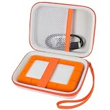 ALKOO LaCie Rugged Mini 1TB/ 2TB/ 4TB/ 5TB 外付けハードドライブ ポータブルHDD MacおよびPCコンピューター用ハードドライブストレージホルダー USB 3.0 2.0ケーブルSDカード(ボックスのみ)