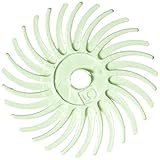 Scotch-Brite Radial Bristle Disc, 30000 rpm, 9/16' Diameter, Polish 1 Grit, Light Green (Pack of 48)