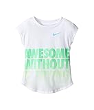 (ナイキ) NIKE キッズTシャツ Awesome Without Trying Modern Short Sleeve Tee (Toddler) White 3T Toddler n/a [並行