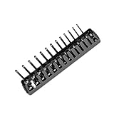 B Baosity メトリック　ソケットトレイラック　ソケットホルダー　オーガナイザー　全6種 - 0.25インチ ブラック