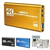 【OBS設定ガイド付】 キャプチャーボード switch2対応 switch対応 PS5 対応 パススルー HDMI キャプボ ゲームキャプチャー ビデオキャプチャー USB3.0 録画 配信 挿すだけキャプチャー (イエロー)