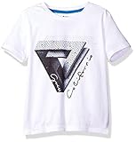 GUESS Little Boys' Short Sleeve Graphic Tee Shirt True White a 6 [並行輸入品]