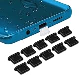 10個セット USB Type-Cポート防塵保護カバー シリコン製 USB C 保護キャップ TPUタイプ シリコン蓋 コネクタカバー 携帯Type C 端子 充電穴 キャップ 防水 防錆 防塵カバー USB Type-C 防塵カバー (ブラック)