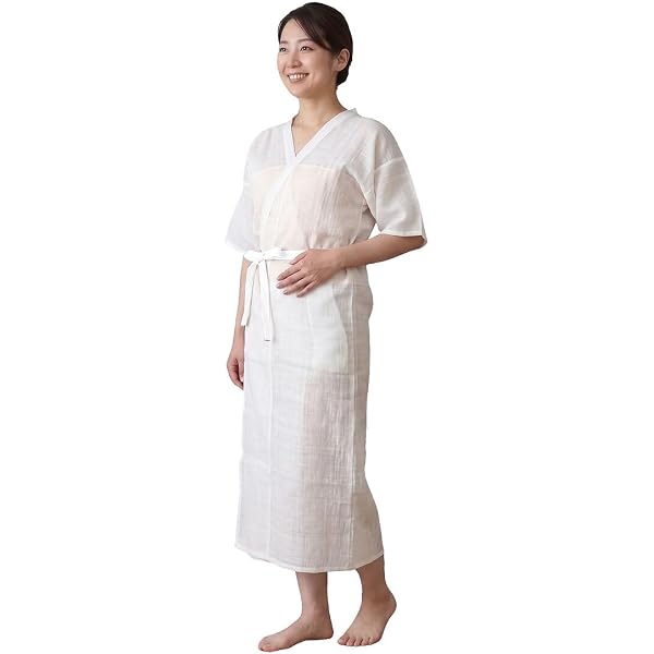Amazon | 本麻 手もみ楊柳 きものスリップ Lサイズ LLサイズ