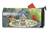 MailWraps Bird Bath Gathering Mailbox Cover 01330 [並行輸入品]