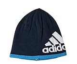 adidas アディダス ベーシックビーニー[キッズ・ジュニア] BBW32 AH3754.カレッジネイビー OSFZ 54cm～57cm ニット帽 ニットキャップ ニットワッチ リブニット リブ編み