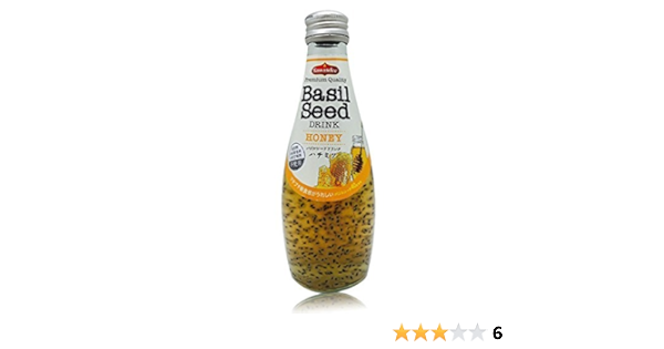 Amazon バジルシードドリンク ハチミツ 290ml サワディ 野菜ジュース フルーツジュース 通販