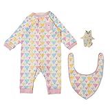 baby ampersand ギフトセット（カバーオール+スタイ+ラトル）_薄手