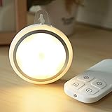 TheeリモートコントロールLEDナイトライトランプクリスマスギフト ホワイト PJYDLD196-1