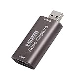 1個HDMI キャプチャーボード USB3.0 HD 1080P P60HZ HDMI ゲームキャプチャー ビデオキャプチャーボード 軽量小型 ゲーム実況生配信 録画、実況、画面共有、医用撮像、ライブ会議に適用 HDMI to USB3.0 ビデオキャプチャ DSLR ビデオカメラ ミラーレス Xbox 360 One PS4 Wii U Switch 対応 HDVC2電源不要 持ち運びに便利
