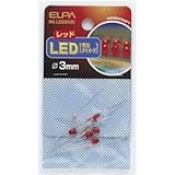 （業務用セット） ELPA LED 3mm レッド HK-LED3H（R） 5個〔×20セット〕