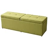 山善(YAMAZEN) 収納ベンチ 幅120 FBS-120(GR)F* グリーン