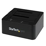 StarTech USB 2.5 / 3.5インチSATA SSD/HDD用UASP 3.0 / eSATAのデュアルハードドライブドッキングステーション - SATA 6 GbpsのUSB 3.0デュアルドライブドック 2ベイ 黒