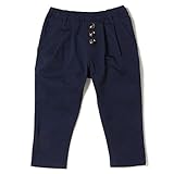 クレードスコープ(キッズ&ベビー)(kladskap) オオカミ刺しゅう9分丈パンツ【コン/90】