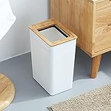 ゴミ箱 おしゃれ 9L フタ付き ダストボックス 北欧 スリム ゴミ箱 袋が見えない 白 角型 キッチン リビング 洗面所
