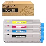 【Amazon.co.jp限定】OKI用 TC-C3B TC-C3BK1 TC-C3BC1 TC-C3BM1 TC-C3BY1 ( ブラック シアン マゼンタ イエロー ）互換トナーカートリッジ 対応機種：OKI C844dnw C835dnwt C835dnw C824dn【Tankard】