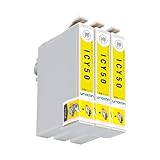 ICY50 純正品併用 3本セット 互換インクカートリッジ 互換品 Y イエロー IC50 6色セット 大容量 IC6CL50 ICチープ搭載 残量表示 対応機種：EP-301 302 4004 702A 703A 704A 705A 774A 801A 802A 803A 803AW...