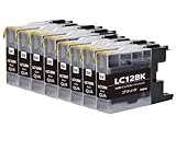 BrotherブラザーLC12-4PK LC12 LC17 増量 互換インクカートリッジ LC12-BKブラック黒 8本セット 対応機種:MFC-J5910CDW、MFC-J710DW、MFC-J955DWN、DCP-J725N、MFC-J705DW、MFC-J960DWN-W、MFC-J710D、MFC-J810DWN、MFC-J860DWN、MFC-J825N等