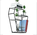 CGN ソリッドウッドシェルフ、壁にクリエイティブ本棚家具壁掛け装飾フレームシェルフ衣料品ストアストアスタンドホワイトバッフル62 * 15.5 * 47センチメートル 多機能 ( サイズ さいず :