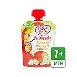マンゴー＆ココナッツの果実袋80グラム (Cow & Gate) (x 2) - Cow & Gate Mango & Coconut Fruit Pouch 80g (Pack of 2) [並行輸