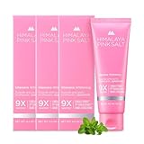 HIMALAYA PINKSALT 歯磨き粉 インテンシブ ホワイトニング 120gX3個 ヒマラヤ岩塩 ピンク ハミガキ フッ素 口臭ケア スペアミント味
