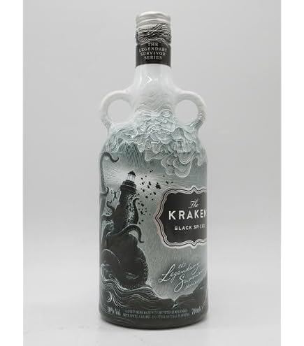 Amazon.co.jp: クラーケン ブラックスパイスド ラム 47度 750ml [並行
