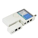 4 In 1 Network Cable Tester RJ45/RJ11/USB/BNC LAN Cable Cat5 Cat6 Wire Tester