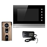 Lovoski 7インチ　TFT　液晶カメラ　ビデオ　ドアベル　インターホン　モニター　双方向通話　セキュリティ　無放射線　低消費電力