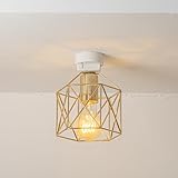 STGGTS 小型シーリングライト 玄関ライト 引っ掛けシーリング式 小型照明 賃貸照明 天井ライト 照明 4畳 6畳玄関 和風 小型 門灯 ミニ コンパクト 洗面所 廊下 トイレ 階段 ゴールド