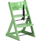 ベビーチェア キッズ 高さ調節 天然木 チェア グリーン