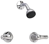 American Standard 3275.501.002 Colony Soft Double-Handle Shower Fitting with Metal Handles, Chrome [