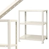 スマートラック NSTR-234 幅60×奥行30×高さ75cm 3段 ホワイト 40㎏/段