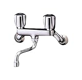 TOTO キッチン用 壁付２ハンドル混合栓 TKG20B2U