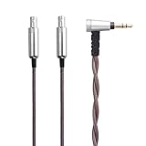 単結晶銅 Sennheiser ゼンハイザー HD800 HD800s HD820 対応アップグレード・ケーブル【 プラグ 3.5mm 】ビバボ Dharma D1000 対応 交換用 リケーブル ヘッドフォン ケーブル
