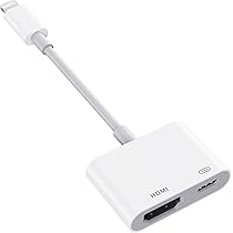 アップル純正 ほぼ新品 HDMI変換 最新モデルライトニング ミラーリング Amazon | 【2025年新モデル】 iPhone hdmi変換ケーブル i-Phone テレビ
