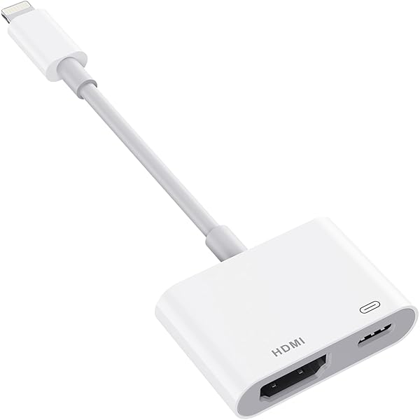純正♥︎AppleLightningAVアダプタ☆アマゾン純正♥︎HDMI1.8m付 blis_020013301