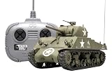 タミヤ 1/35 RCタンクシリーズ No.7 アメリカ M4A3 シャーマン戦車 (4chユニット付)