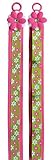 Hair Bow Holder and Headband Holder Wall Hanging Display MATCHING SET (Hot Pink and Lime Green Flowe