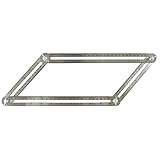 TOOGOO ( R )ステンレススチールマルチ角度定規テンプレートツールボックス簡単測定