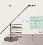 Turcom LED Desk Lamp, Energy-Efficient, Non-Flickering for Reading, Adjustable Neck, Touch-Sensitive