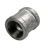Everflow GMCPL600 6" Galvanized Malleable Iron Straight Coupling With Bands [並行輸入品]