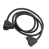 Flameer D-TAP オス-オス 接続ケーブル高性能　安定性　　D-TAP オス 2 ピン リワイヤブルプラグ　100cm　