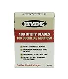 Hyde Tools 42150 100-utilityナイフブレード