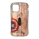 Premium Style iPhone 12 mini用 タフポケットケース [キャプテン・アメリカ] PG-DPT20F20CTA