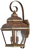 Minka Lavery Outdoor 8262-161, Mossoro Outdoor Wall Sconce Lighting, 120 Total Watts, Mossoro Walnut