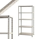 KT-1 幅87.5×奥行45×高さ180cm 5段 ホワイトグレー 150㎏/段